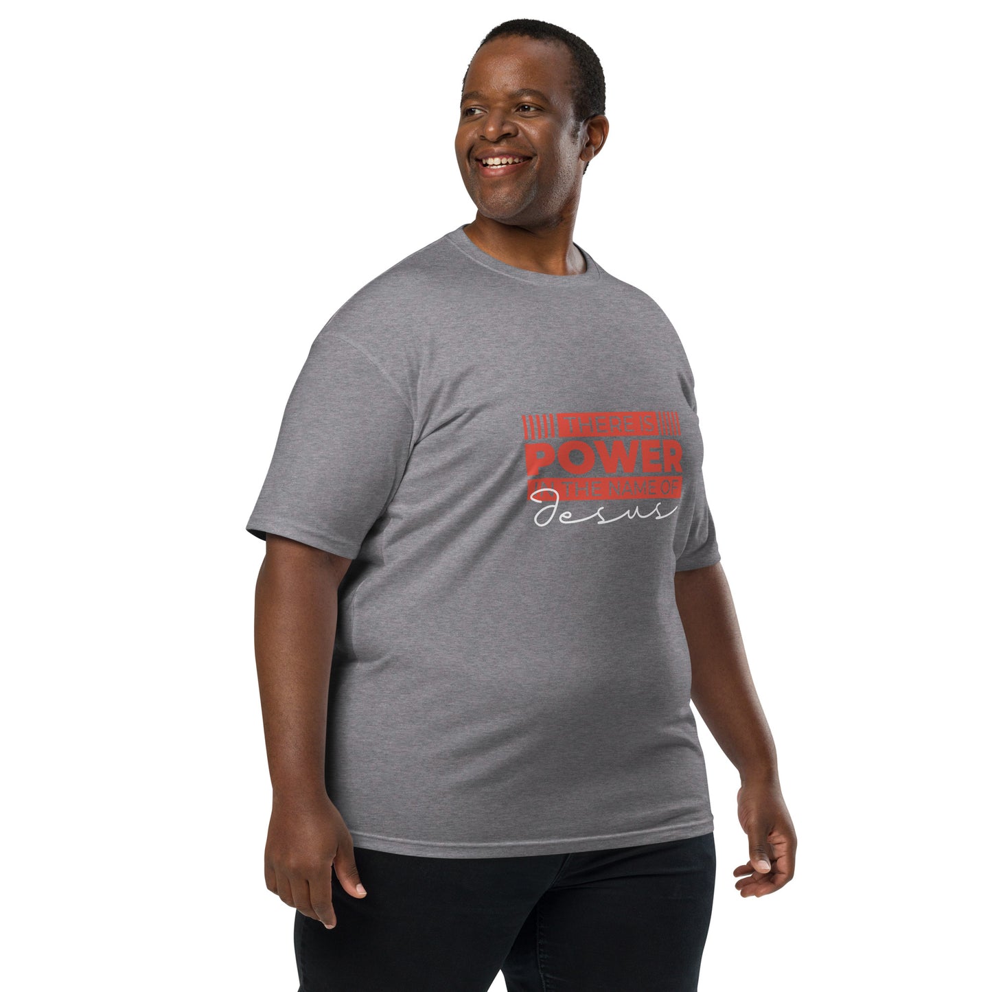Power Name-Men’s premium heavyweight tee