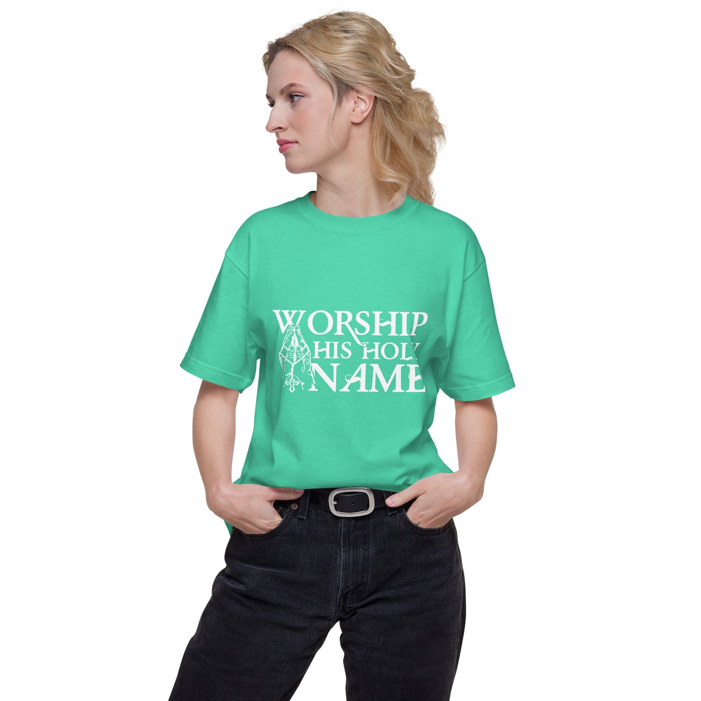 Worship Name- Unisex short sleeve tee - Ladaitt Christian Store