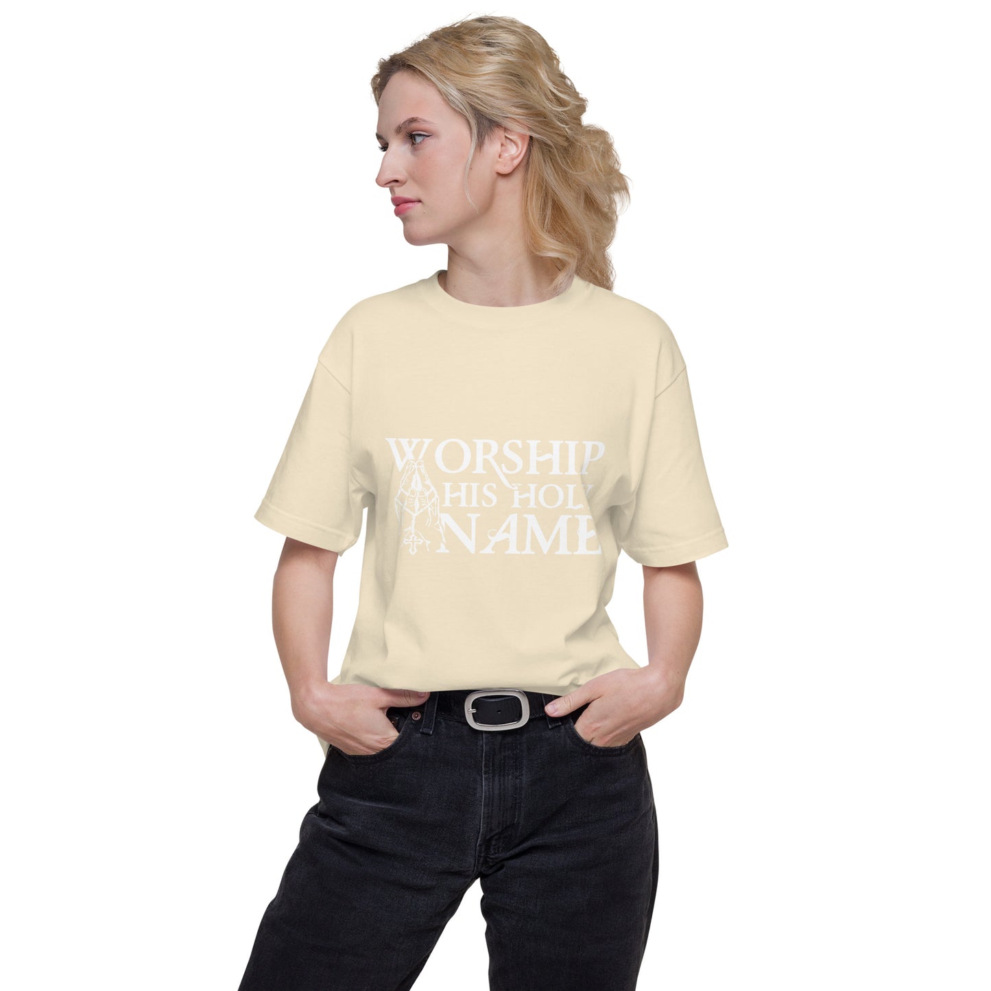Worship Name- Unisex short sleeve tee - Ladaitt Christian Store
