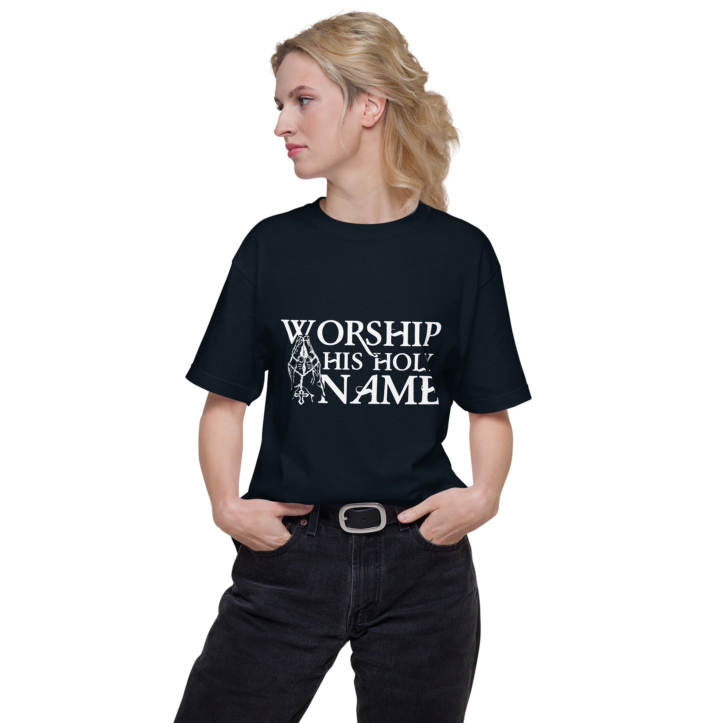 Worship Name- Unisex short sleeve tee - Ladaitt Christian Store