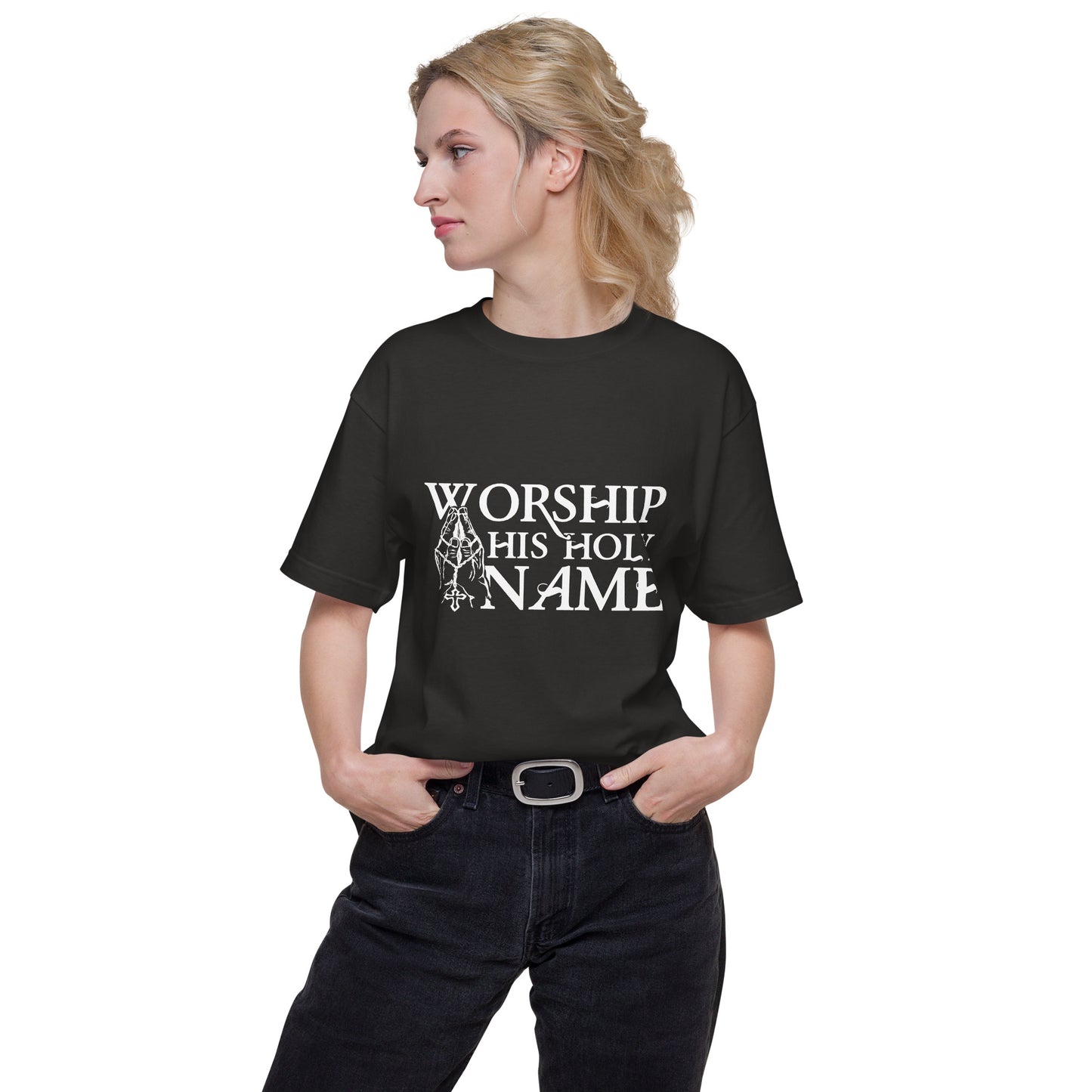 Worship Name- Unisex short sleeve tee - Ladaitt Christian Store