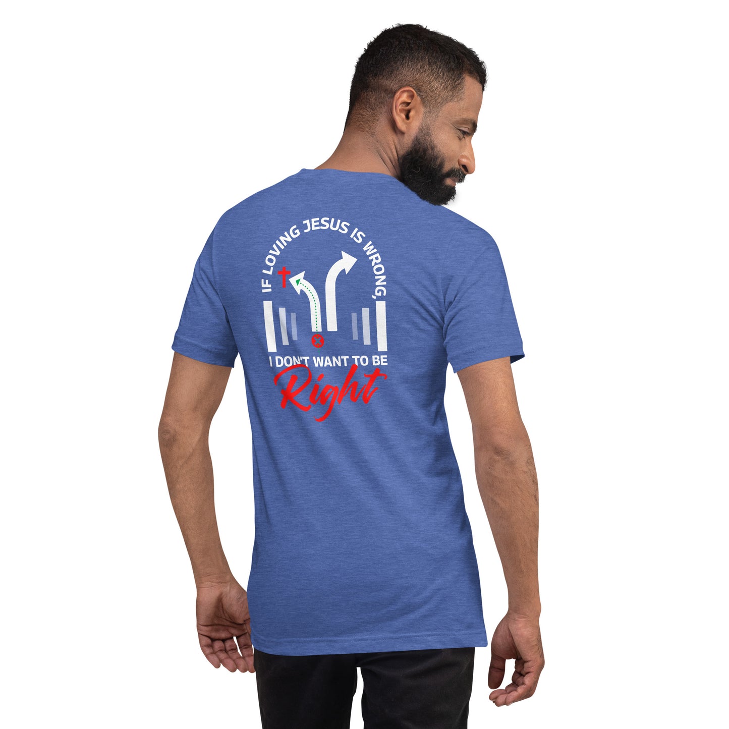 Right/Wrong-Unisex t-shirt - Ladaitt Christian Store