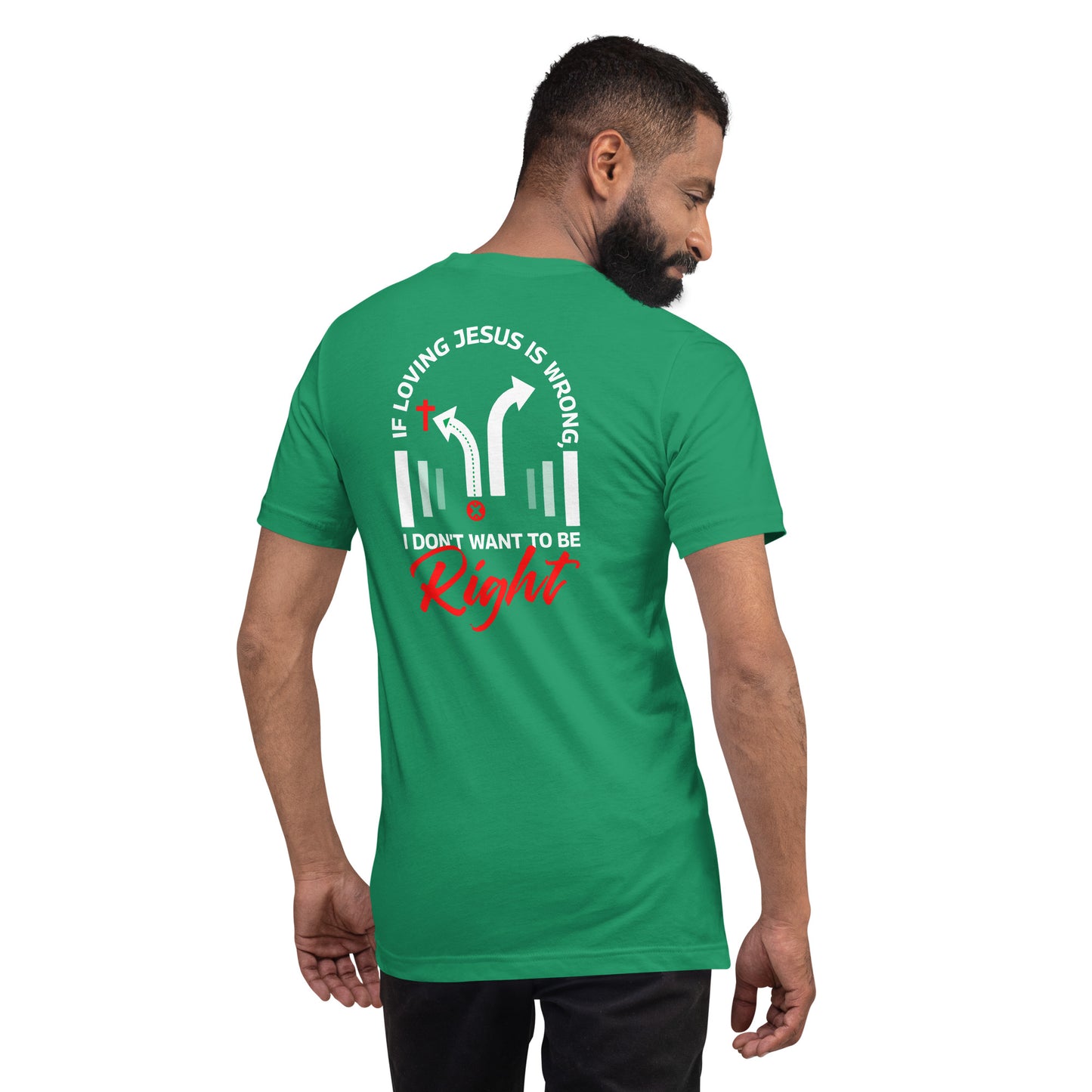 Right/Wrong-Unisex t-shirt - Ladaitt Christian Store
