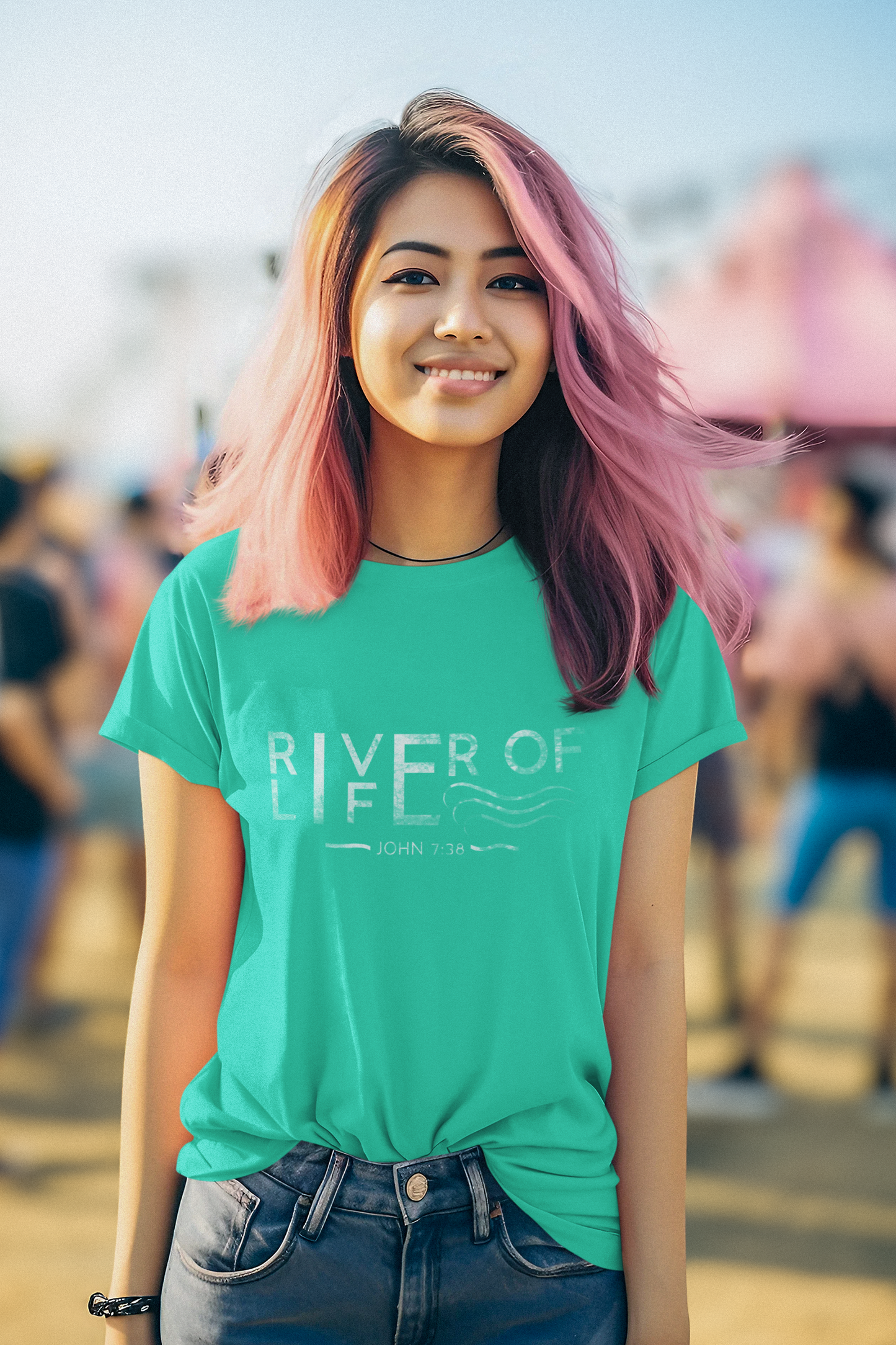 River of Life-Youth Short Sleeve T-Shirt