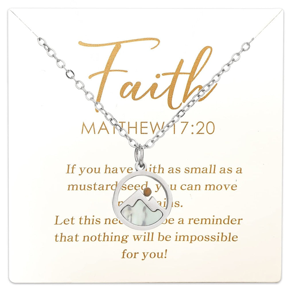 Mustard Seed Christian Necklace