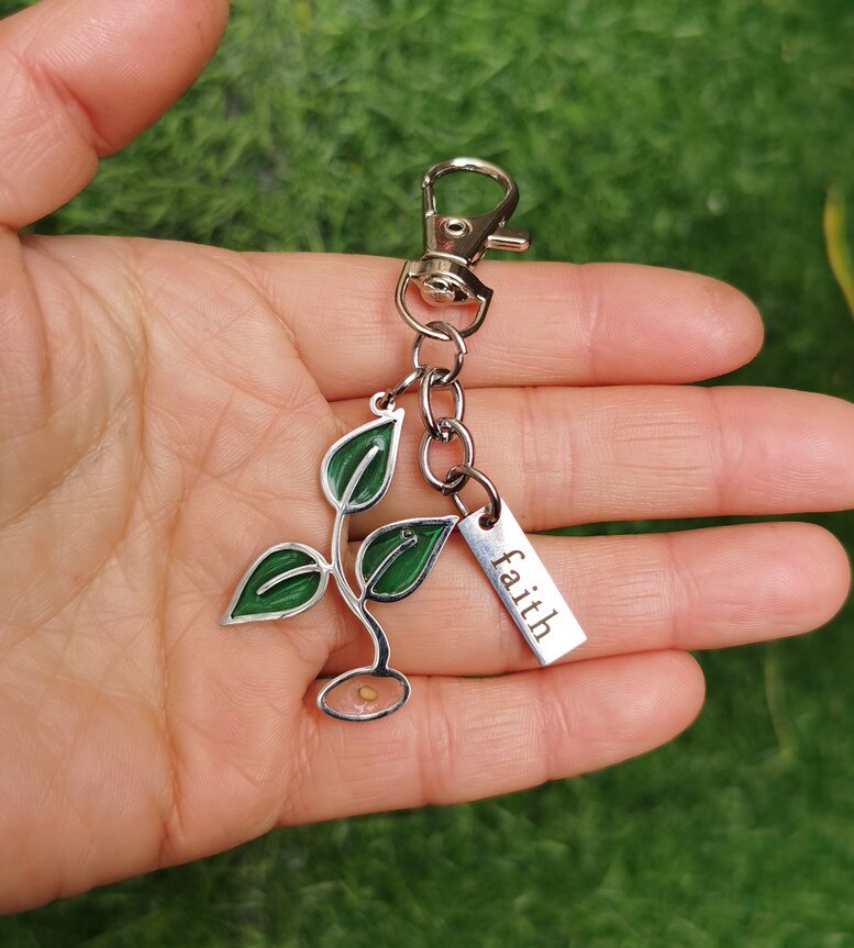 Mustard Seed Keychain