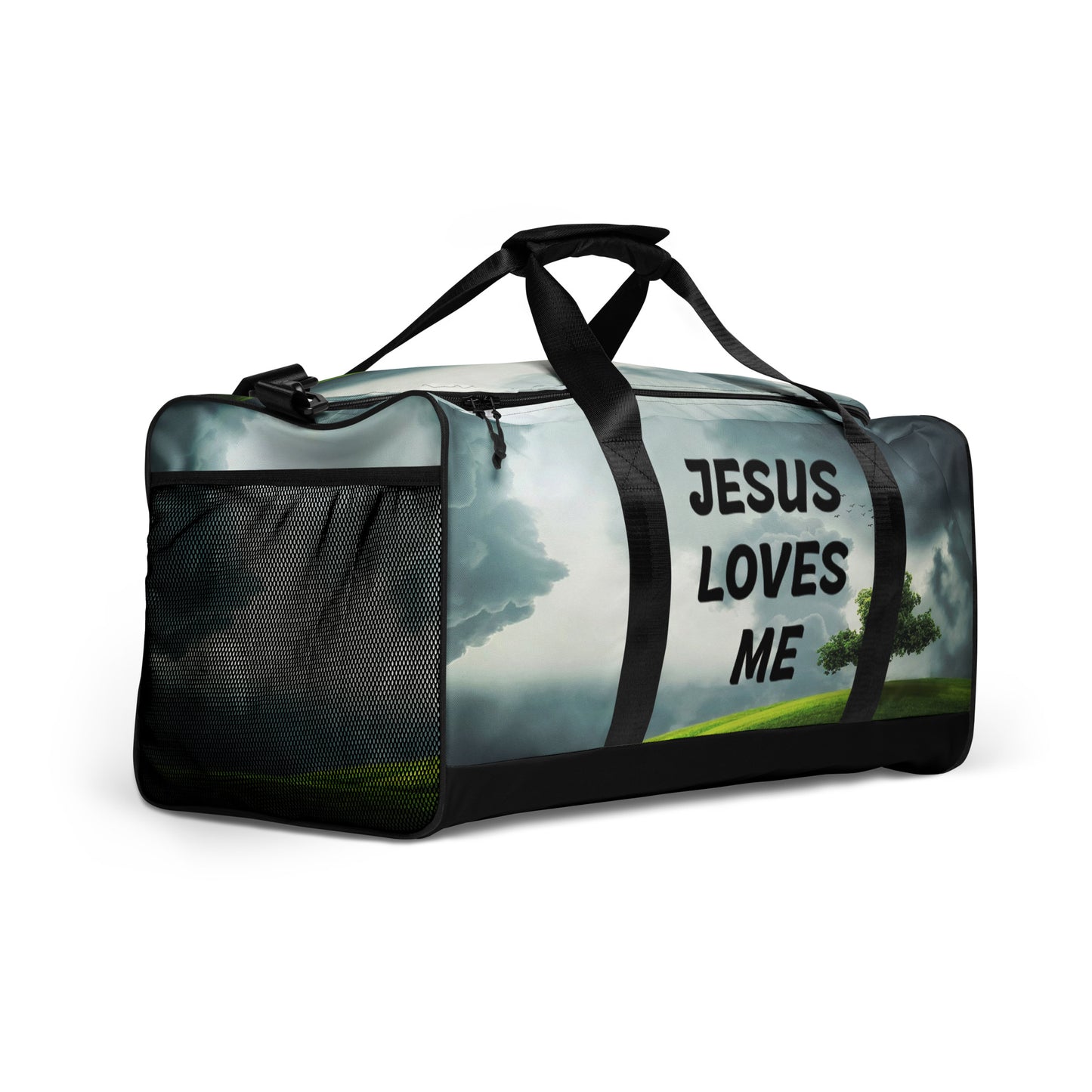 Jesus Loves Meadow-Duffle bag