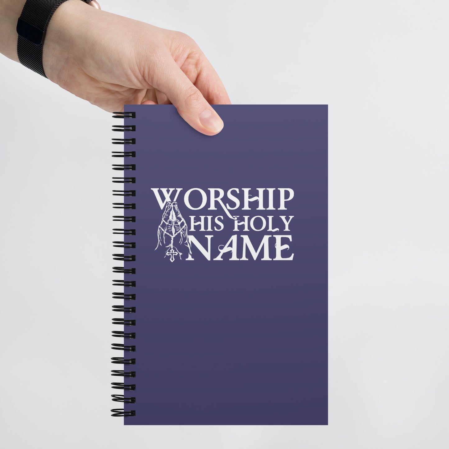 Worship Purple-Spiral Journal
