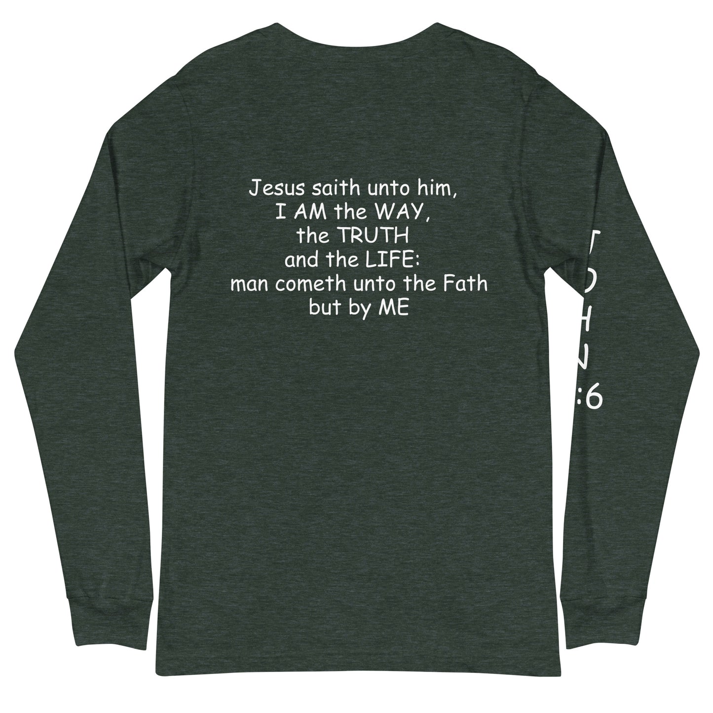 Ephesians 1:7-Unisex Long Sleeve Tee