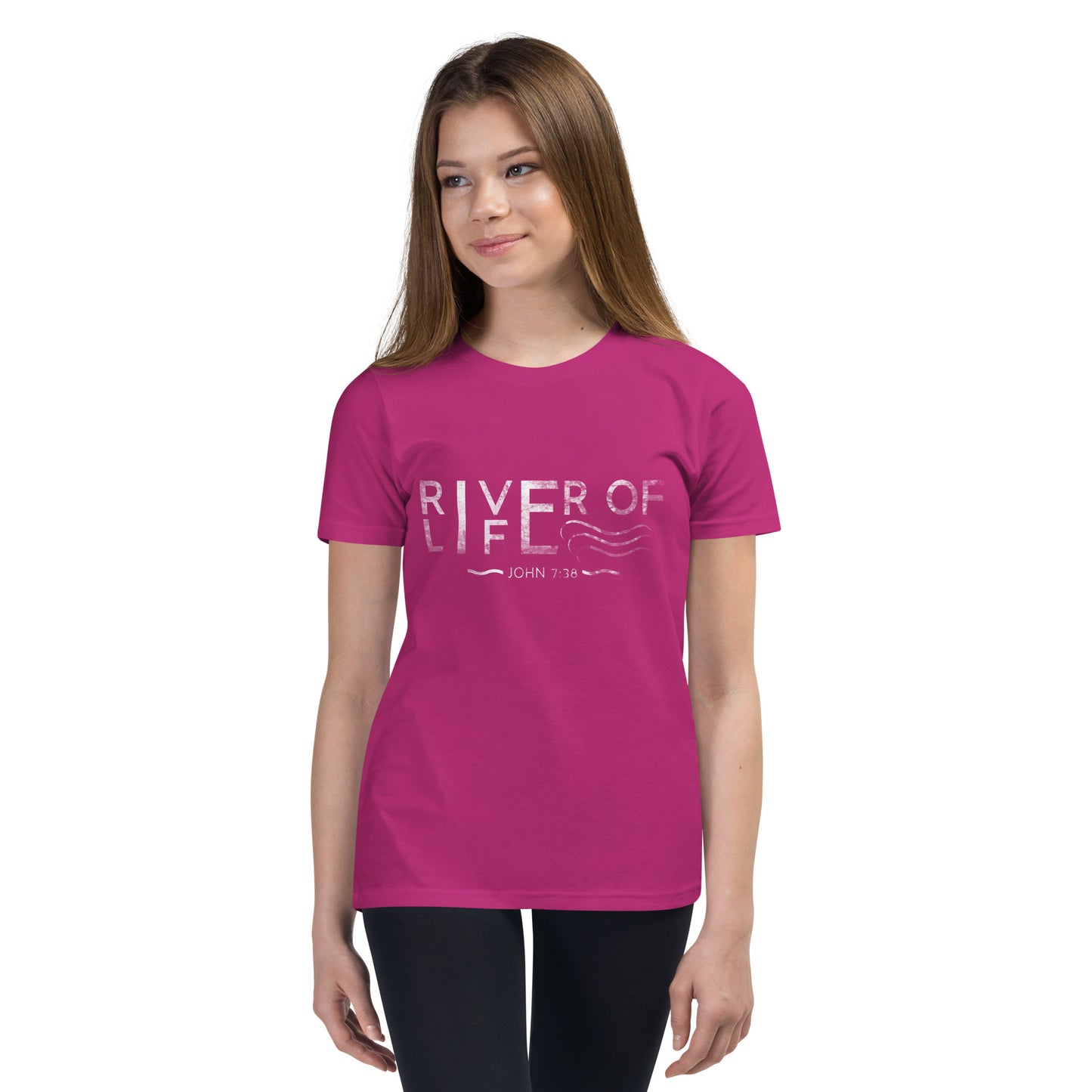 River of Life-Youth Short Sleeve T-Shirt