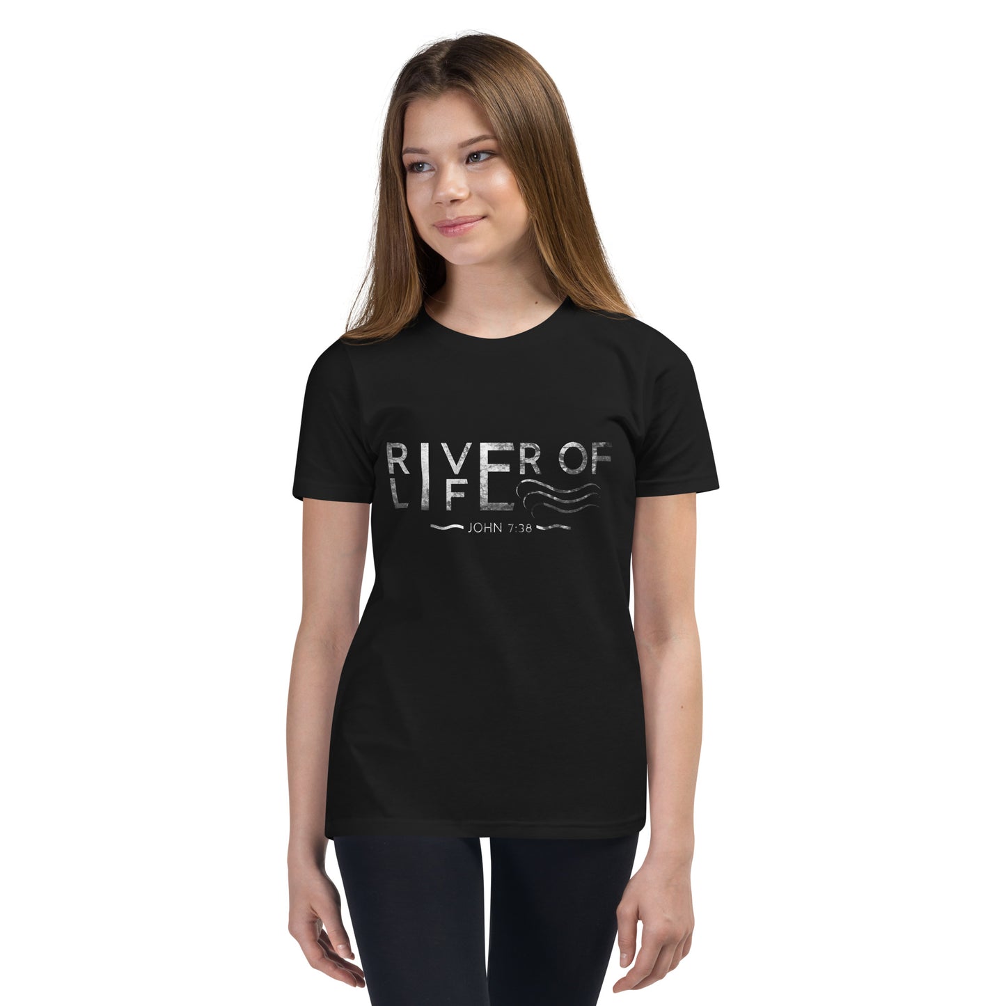 River of Life-Youth Short Sleeve T-Shirt