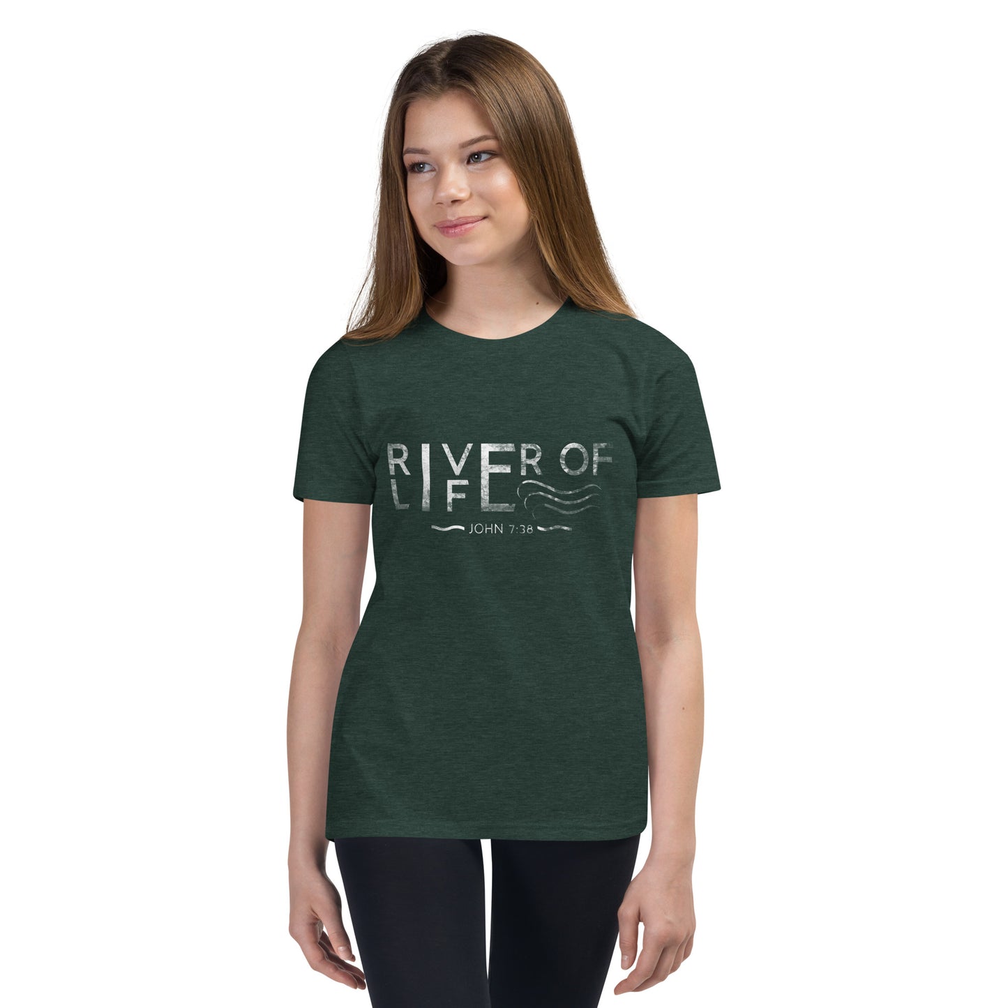 River of Life-Youth Short Sleeve T-Shirt