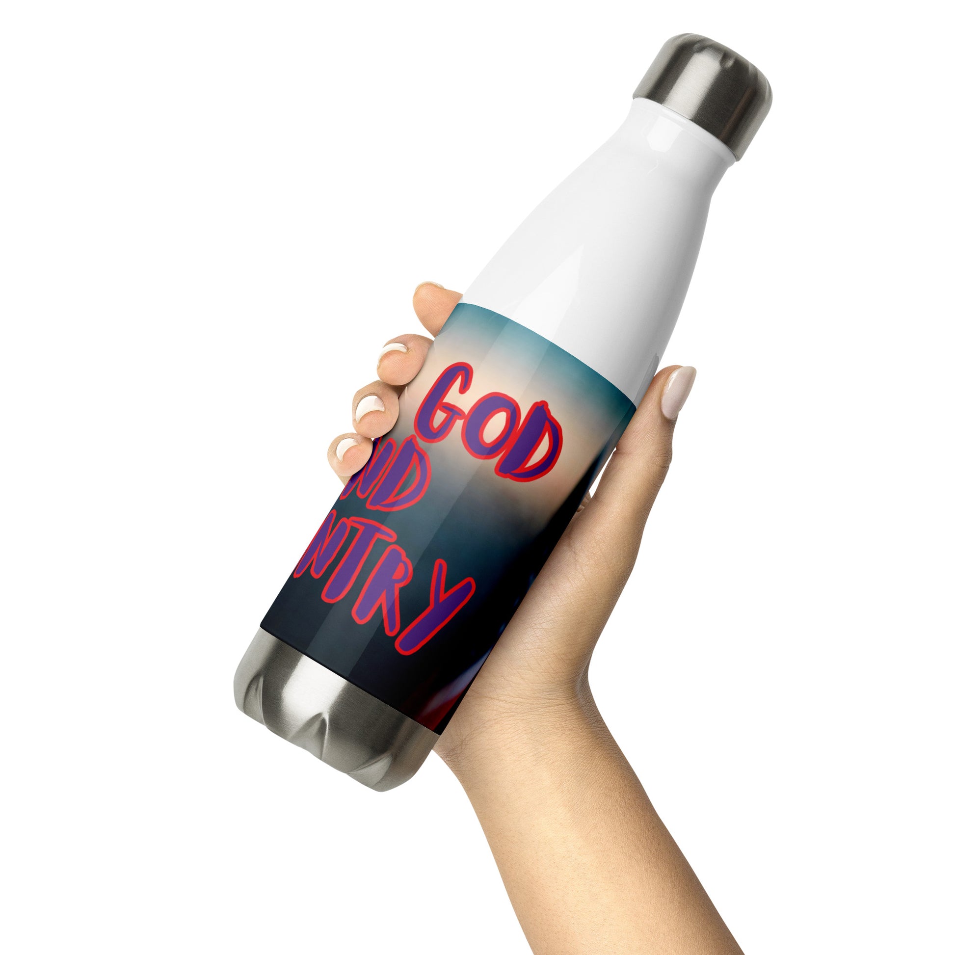 God Country-Stainless Steel Water Bottle - Ladaitt Christian Store