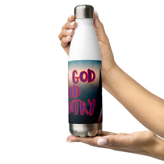 God Country-Stainless Steel Water Bottle - Ladaitt Christian Store