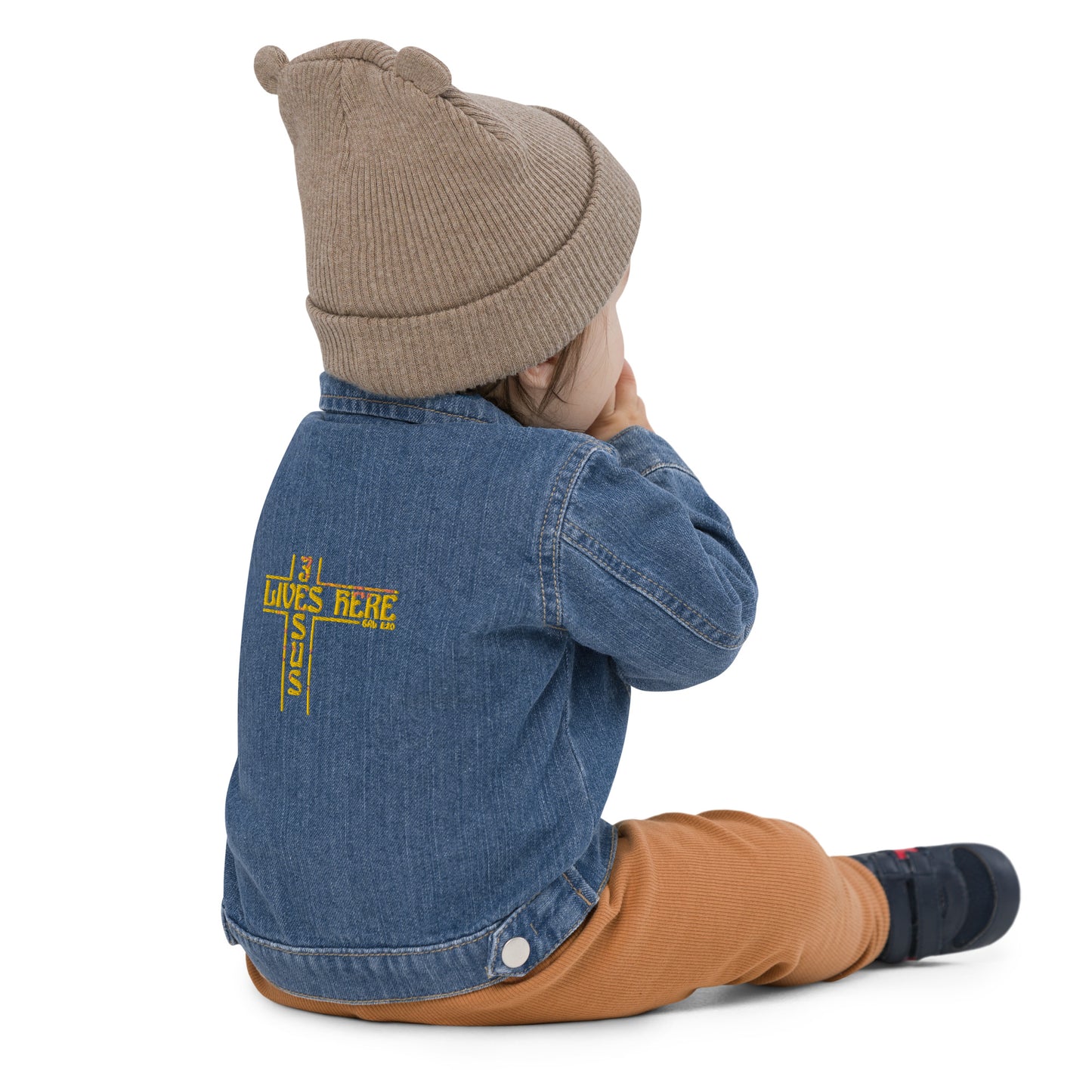 Jesus Lives Here- Toddler Organic Jacket - Ladaitt Christian Store