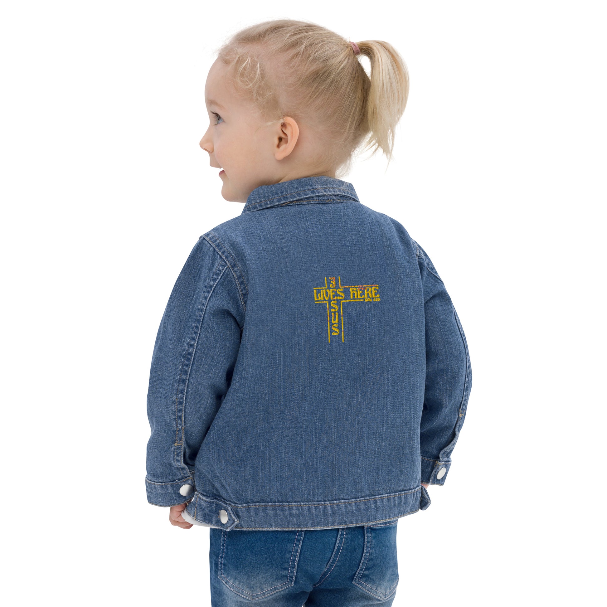 Jesus Lives Here- Toddler Organic Jacket - Ladaitt Christian Store