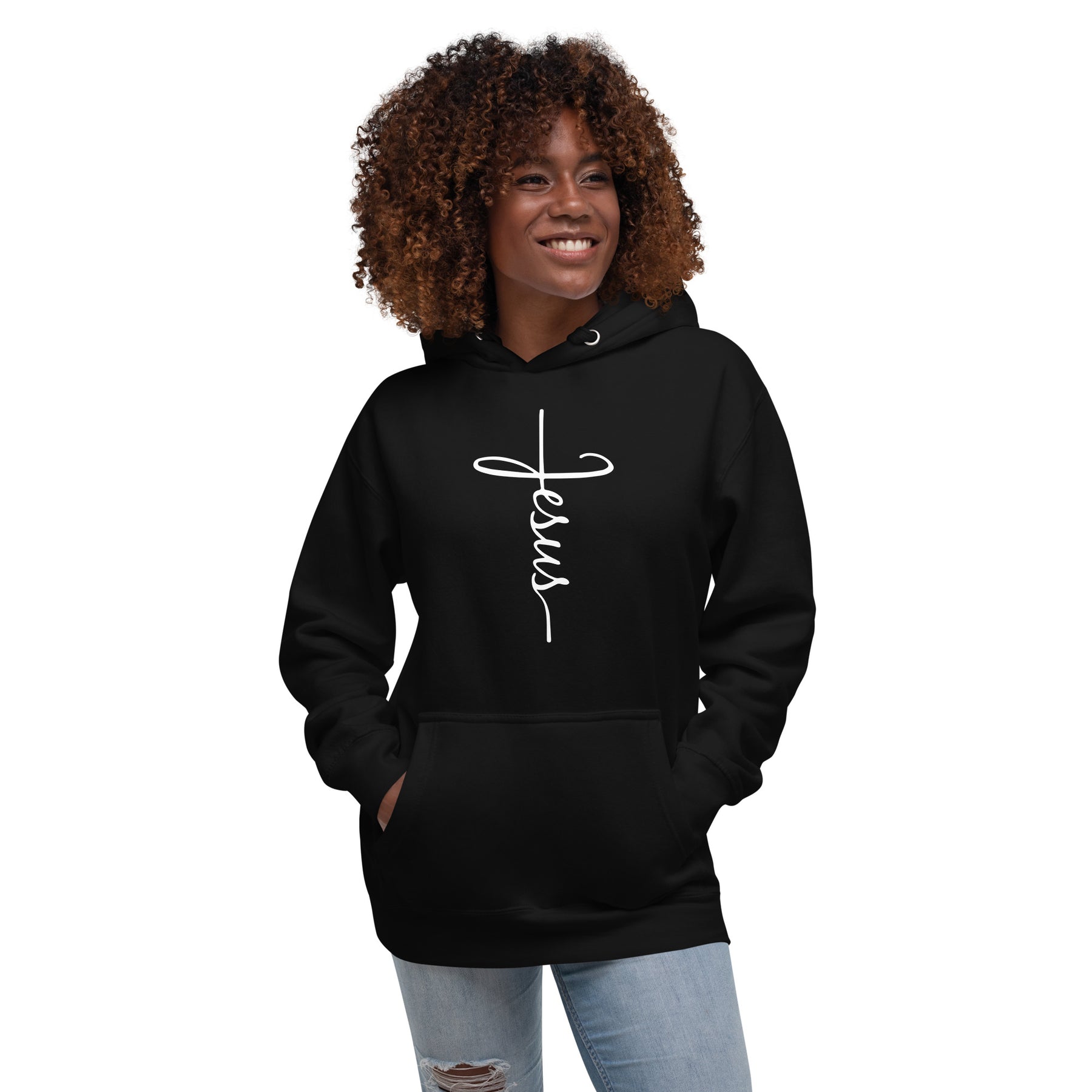 Black jesus clearance hoodie